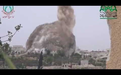 Войната в Сирия предизвика невиждана разруха! Бомба унищожи цял град