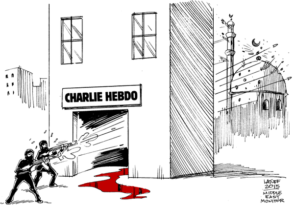 Светът осъди атентата в Париж с карикатури (Снимки)