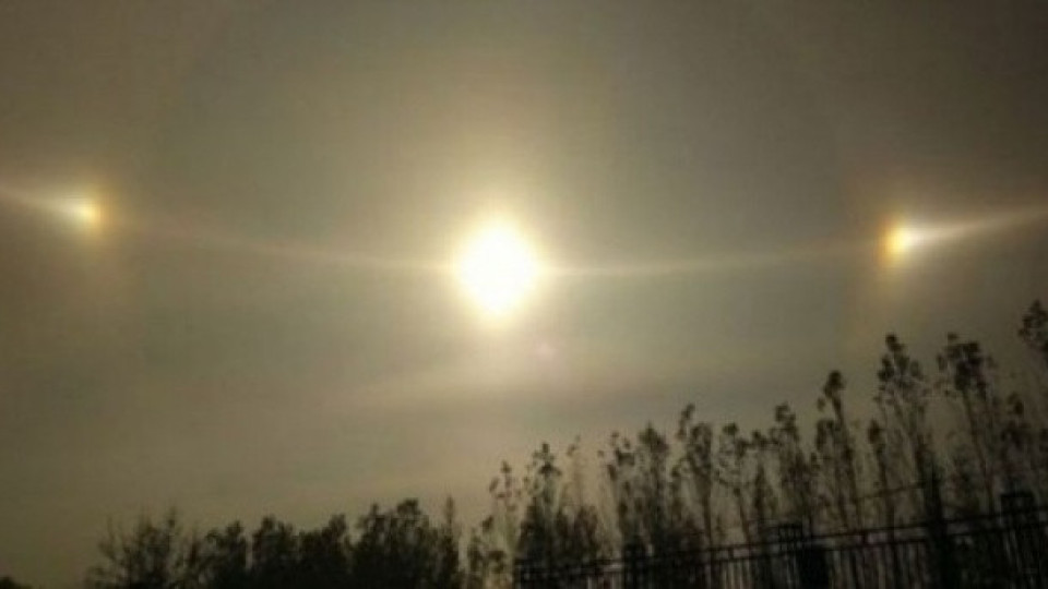 Феномен: Три слънца изгряха над небето на Монголия