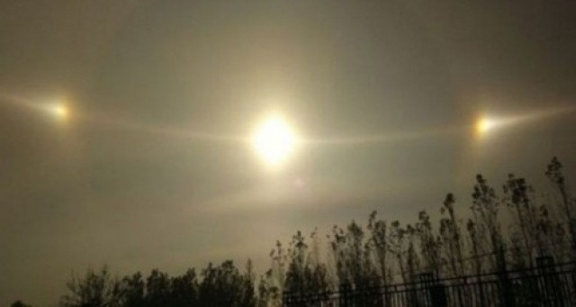 Феномен: Три слънца изгряха над небето на Монголия