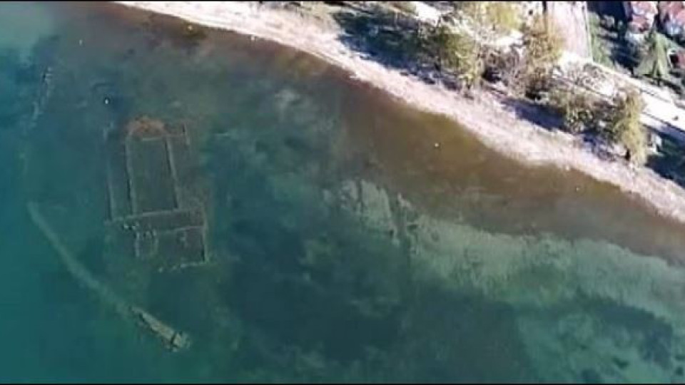 Древна православна църква изплува от езеро в Турция след 1500 години