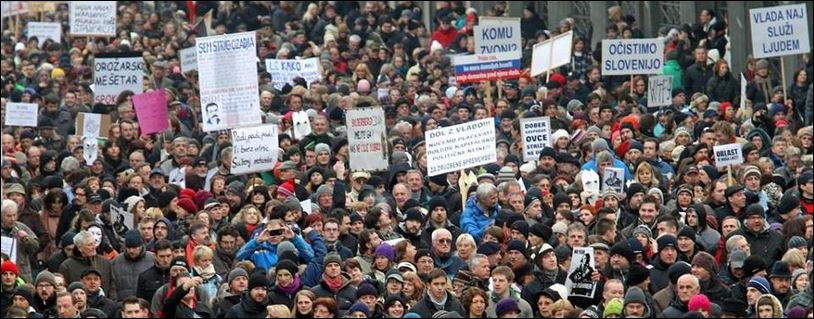 Протести в Словения срещу приватизацията: Държавата не се продава!