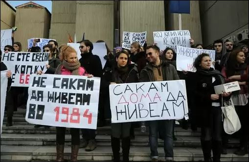 Невиждани студентски бунтове в Македония: Окупираха и УКИМ