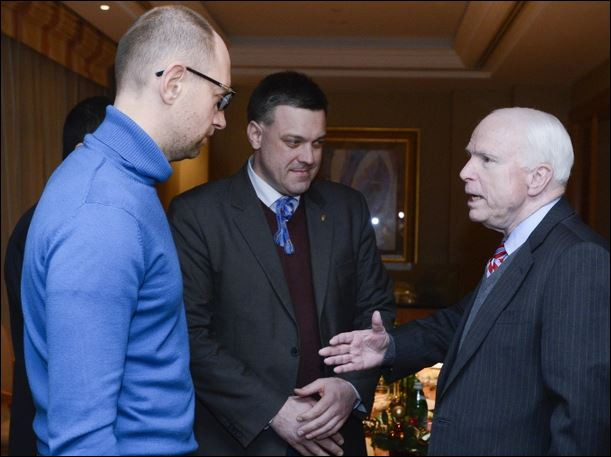 Джон Маккейн: Мир в Украйна ще има, когато полетят прасетата!