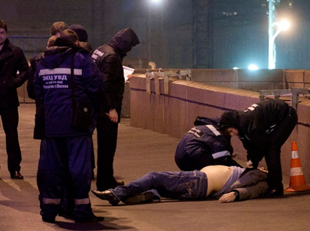 Борис Немцов застрелян с осем куршума (Снимки)
