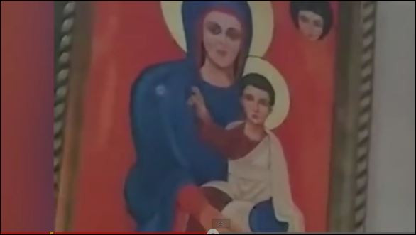 Чудо! Икона на Богородица проговори в църква (Видео)