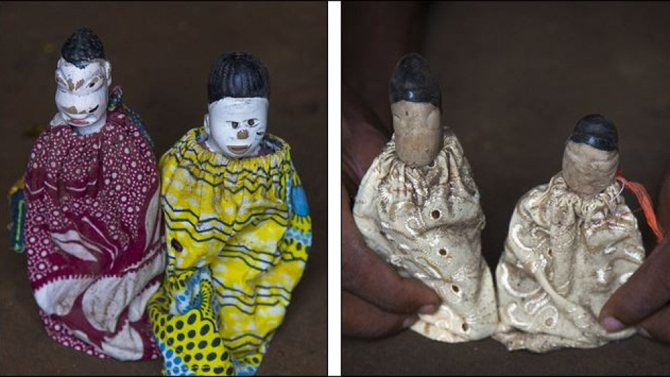Вуду: Племе в Африка пази с магия деца — кукли