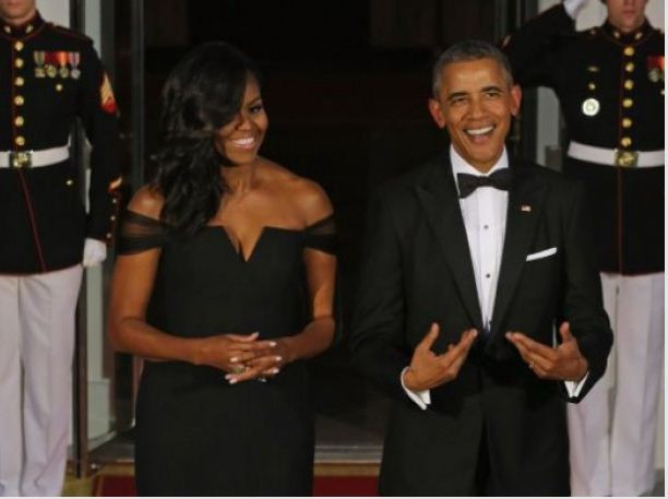 Мишел Обама блесна с дизайнерска рокля на Вера Уанг (СНИМКИ)