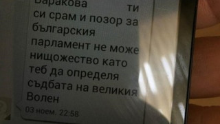 Ана Баракова със заплахи за живота си заради имунитета на Волен