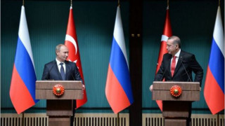 Путин и Ердоган втрещиха в Париж (Вижте какви номера си въртят)