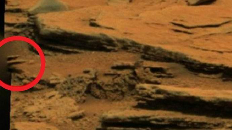 НАСА засне първи извънземен на Марс? (Ето го култовия кадър)