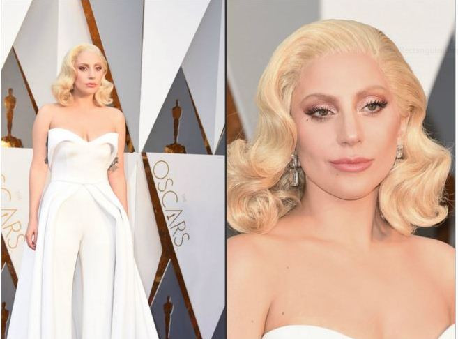 Лейди Гага дефилира на Оскарите с диаманти за 8 млн (Снимки)