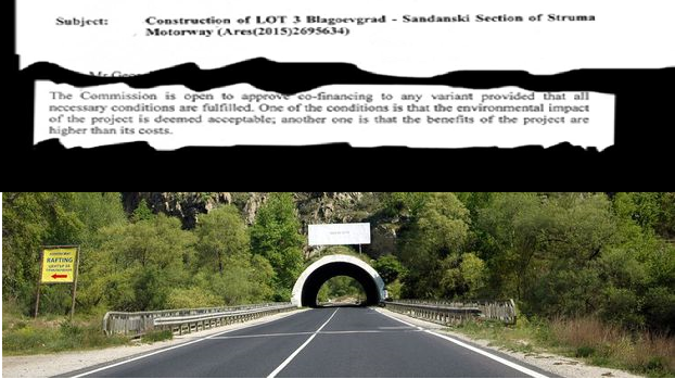 ЕК опроверга Зелените, не подкрепя само дългия тунел "Кресна" (Вижте неудобната истина)