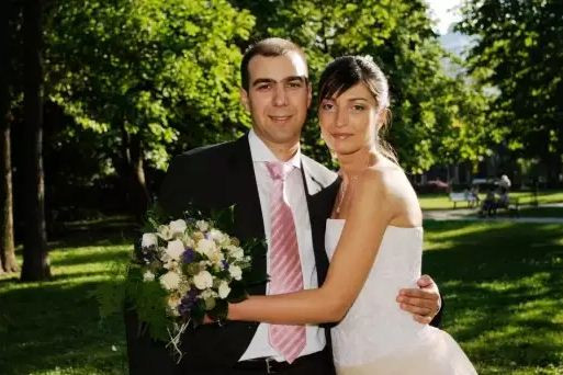 Екатерина Захариева отбеляза розова сватба (Снимки като булка)