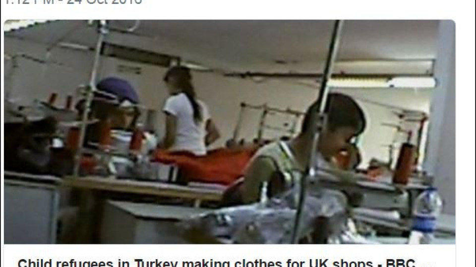 Квазидемокрация в Турция: Ето как експлоатират сирийските деца!
