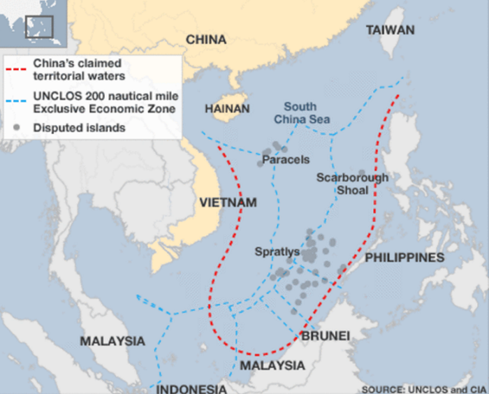 Китай наложи контрол над Южнокитайско море