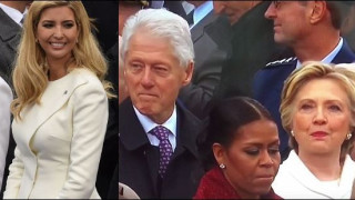 Бил Клинтън вбеси Хилари на клетвата на Тръмп (Спипаха го с Иванка)