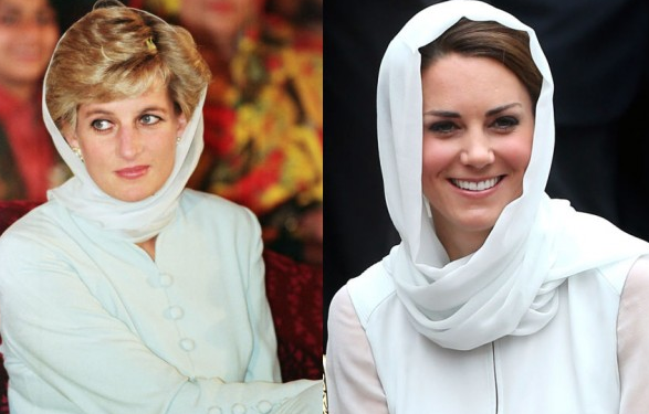 Защо Кейт Мидълтън е обречена на сравнение с принцеса Даяна? (Снимки)