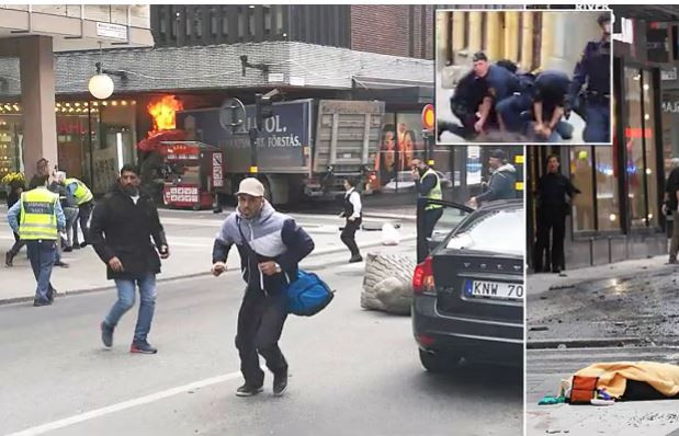 Терор в Швеция: Жесток атентат в Стокхолм, стреляха от камион по минувачи