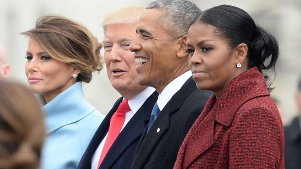 Мишел Обама проговори за гафа при посрещането на Тръмп