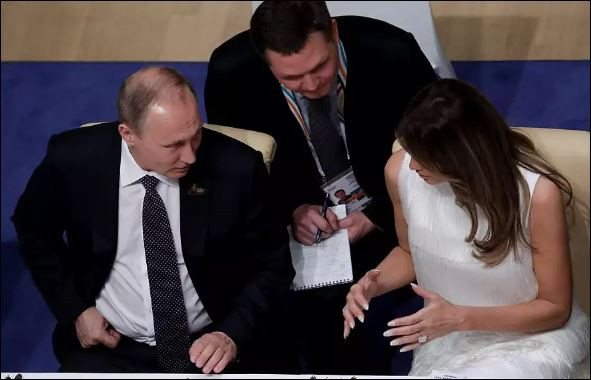 Мелания Тръмп на вечеря с Путин на срещата на Г-20 (А къде е Доналд?)