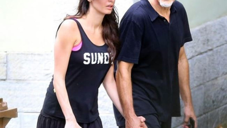 Джордж и Амал Клуни събраха погледите с тенис облекло (Вижте как разпускат)