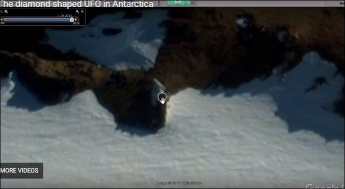 Откриха НЛО на Антарктида (Фото и видео)