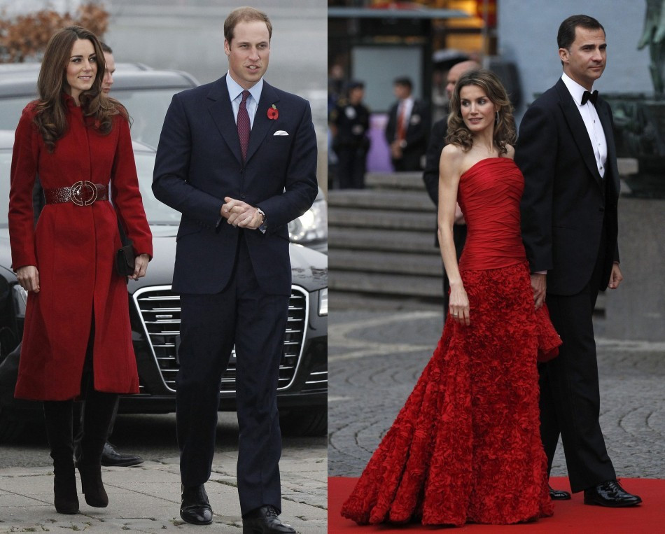 Уилям и Кейт засенчени от испанското кралско семейство (Вижте как се конкурират)