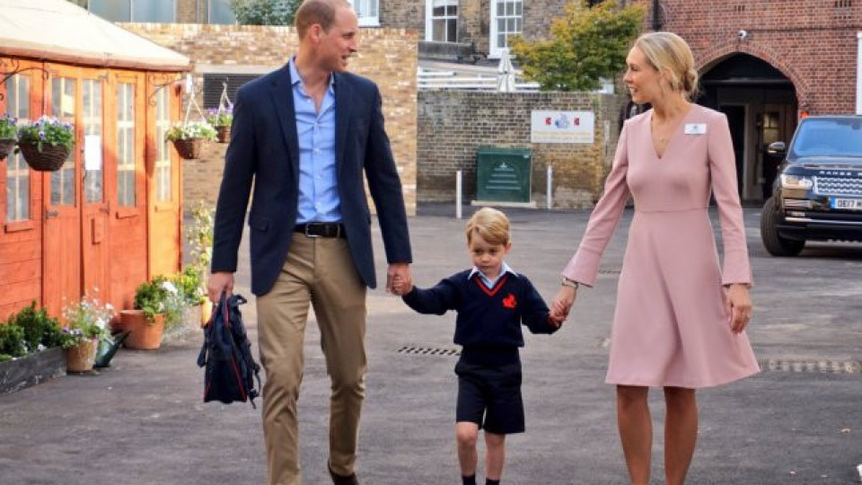 Кейт Мидълтън пропусна първия учебен ден на сина си (Вижте принц Джордж като ученик)