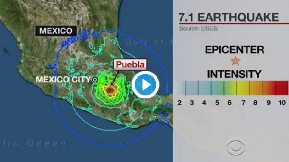 След земетресението в Мексико - над 200 жертви и катастрофални разрушения