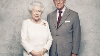 Кралица Елизабет и принц Филип с платинена сватба