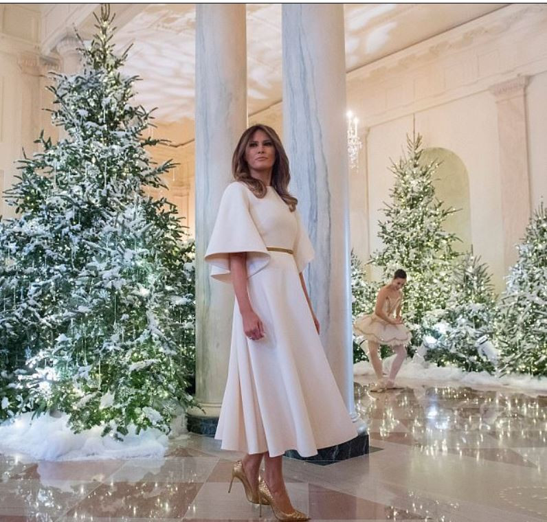 Мелания Тръмп като Снежанка в Белия дом