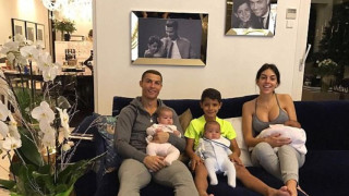 Роналдо и Джорджина с първа семейна фотосесия