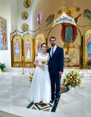 Синът на Стефан Данилов отведе пред олтара  прокурорска щерка (Снимка от сватбата)