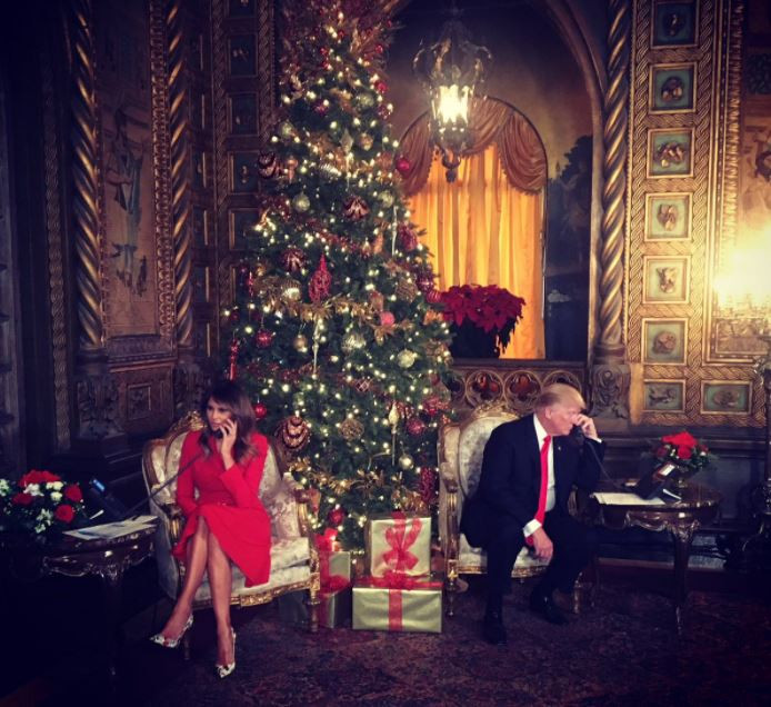Доналд и Мелания не крият проблемите в брака си (Снимка от Коледа показа всичко)