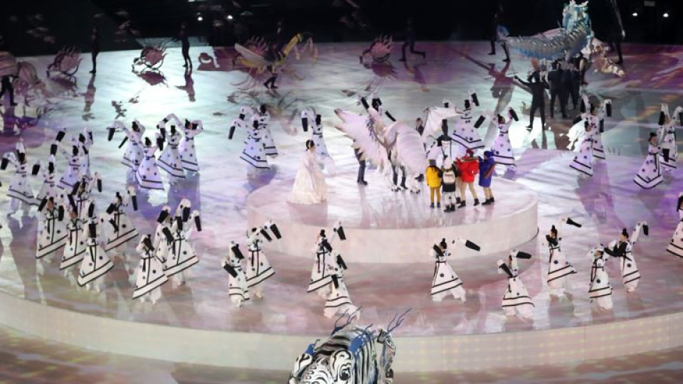 Откриха зимната олимпиада в Южна Корея (Снимки)