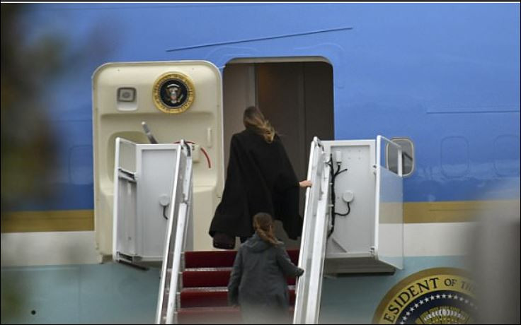 Мелания Тръмп официално напусна Белия дом (Първата дама забрани на Тръмп да ползва и самолета)