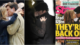 Разкритие: Целувката на Брад и Дженифър - фотошоп