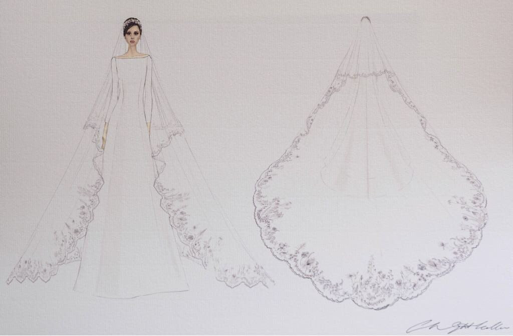 Меган Маркъл с нова придобивка (Вижте какво й подариха + скиците на сватбената й рокля)