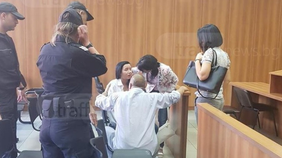 Габриела Медарова припадна в съда