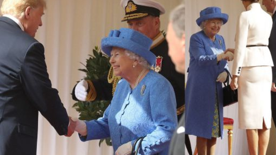 Доналд Тръмп с гафове на килограм при Елизабет II (Вижте как се изложи)