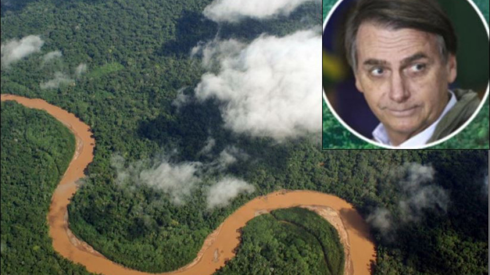 Апокалипсис сега! Президентът на Бразилия унищожава горите на Амазонка