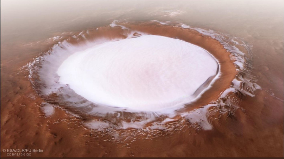 Марс потъна в сняг (Зимна приказка на Червената планета)