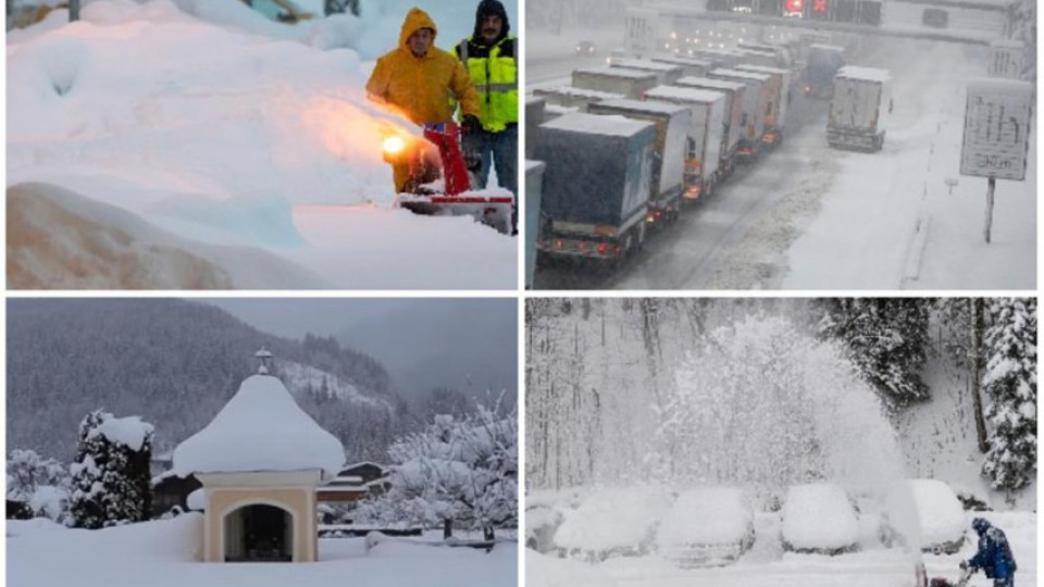 Европа в снежен капан: Ето кои страни са най-засегнати