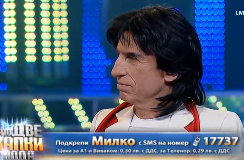 Милко Калайджиев остана без мустак заради "Капките" (Уникални кадри)