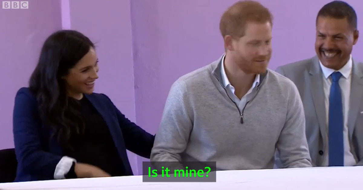 Принц Хари взе на подбив бременната Меган: Чакаш бебе? Мое ли е? (Видео)