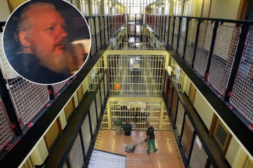 Джулиан Асанж в най-охранявания затвор в Британия (Ето къде го настаниха)