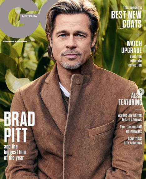 Брад Пит изгря на корица на списание (Бившия на Джоли си е все същия чаровник – Снимки)
