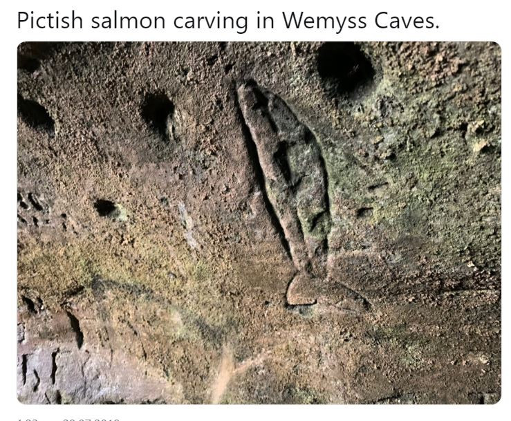 Пещера в Шотландия крие тайни от времето в Пикта сн. Туитър 