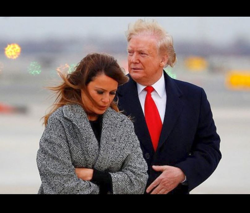 За първи път! Доналд и Мелания публично се прегръщат (Прости ли първата дама на президента?)